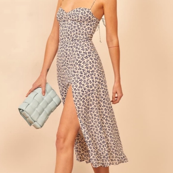 Reformation Juliette Midi Dress Size 9